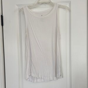 American Eagle Outfitters Cream Tank Top